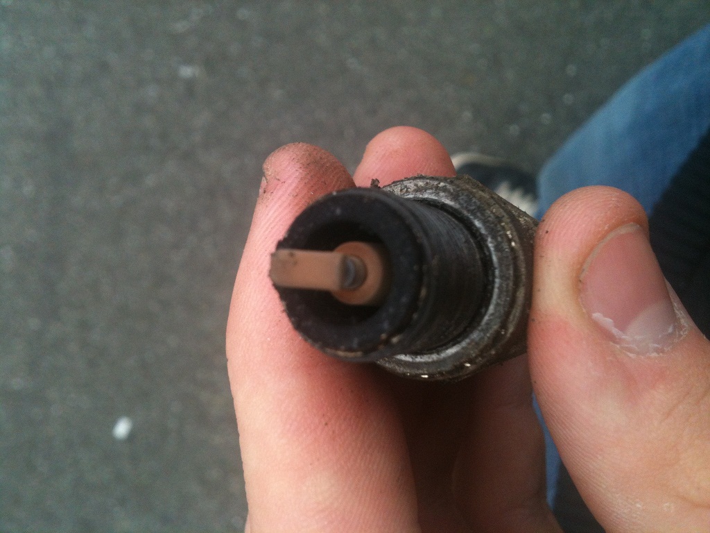 Also sieht die kerze aus, die is doch noch gut.?