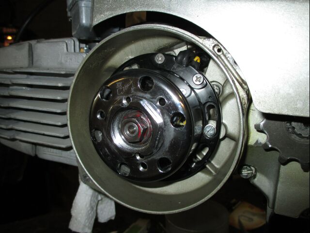 Kompletter Einbau der Rotor / Statoreinheit
